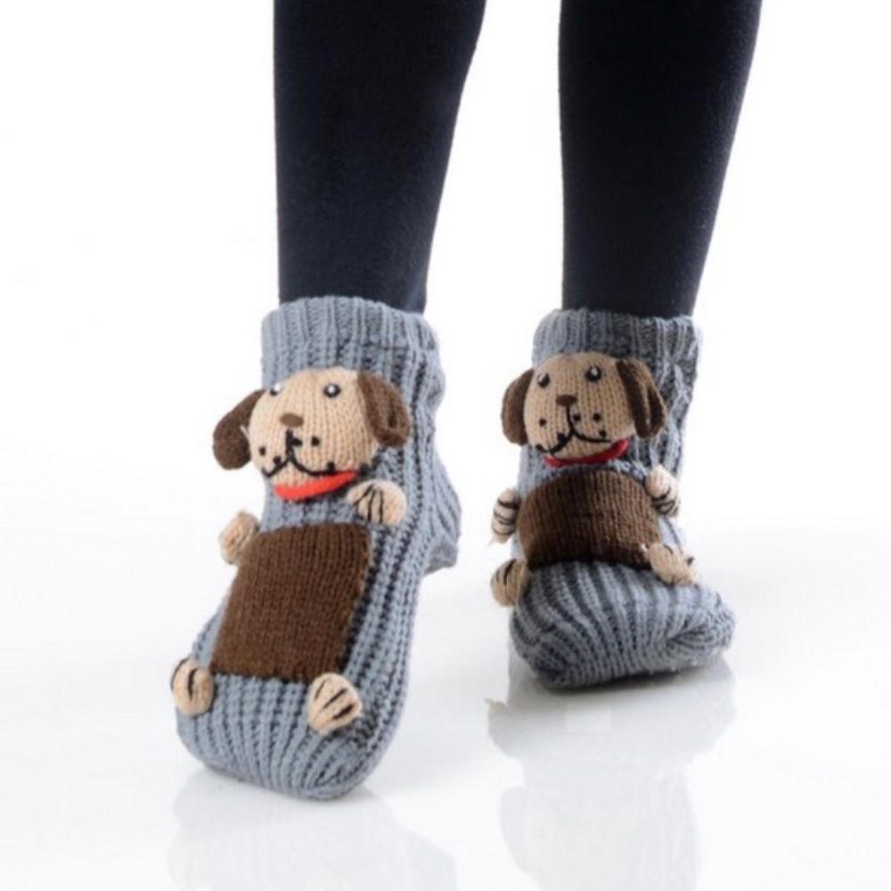 Kids 3D Animal Slipper Sock With Grip - Picture 5 of 8